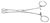 Ballenger Sponge Forceps Straight - N7170